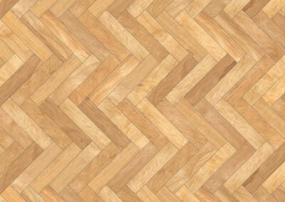 Herringbone wooden parquet